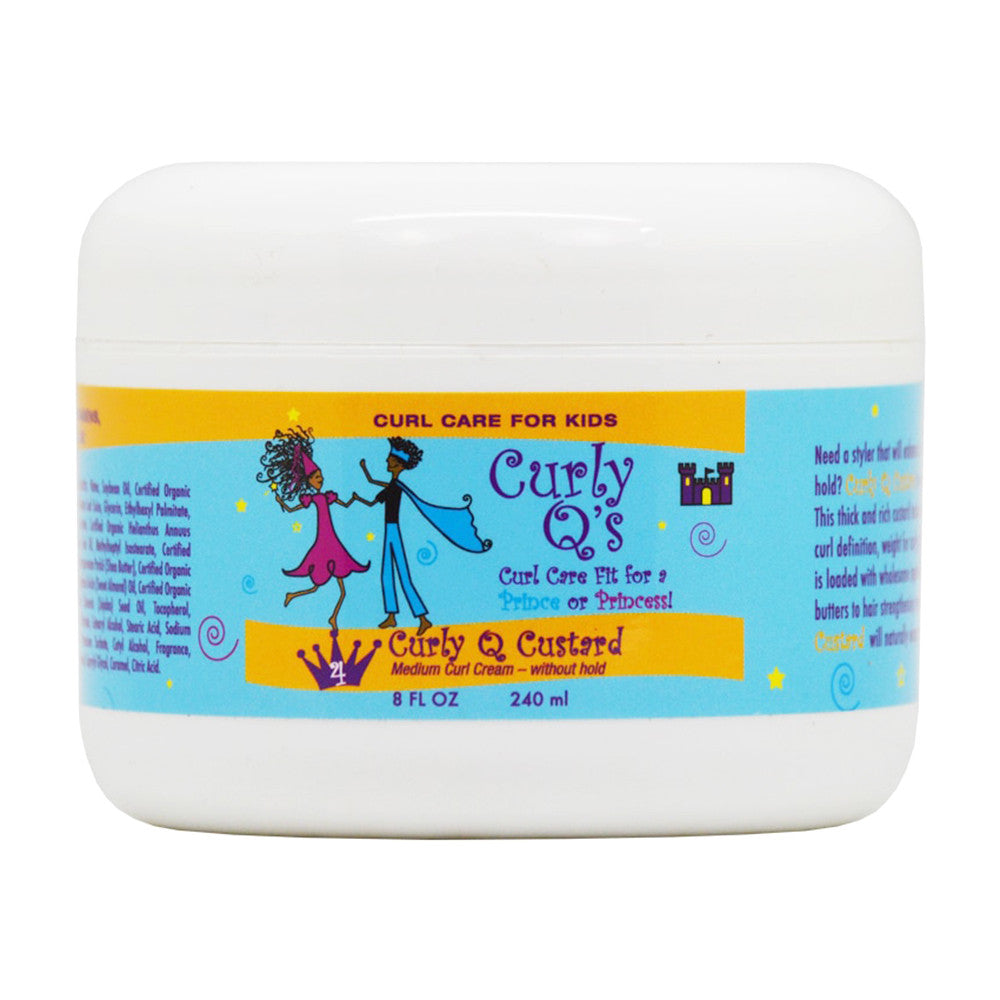 Curly Qs Red Velvet Curl Cream For Hair, 8 oz